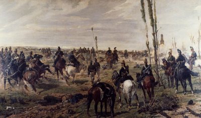 Assault on Madonna della Scoperta by Giovanni Fattori