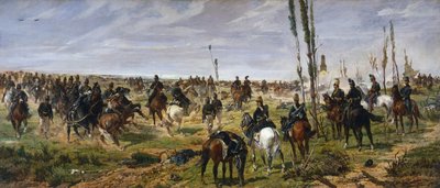 Assault on Madonna della Scoperta by Giovanni Fattori
