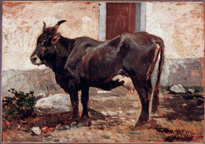 Brown Cow by Giovanni Fattori