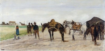 Roman Countryside by Giovanni Fattori
