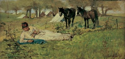 The Letter to the Field by Giovanni Fattori