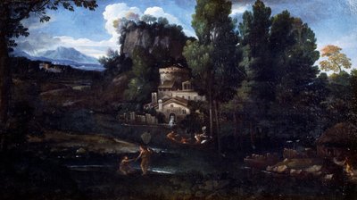 Village by Giovanni Francesco Grimaldi