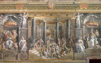 The Baptism of Constantine by Giovanni Francesco (c.1488 1528) Penni