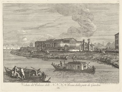View of the Villa Pisani by Giovanni Francesco Costa