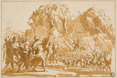 Siege of Jericho by Giovanni Francesco Grimaldi