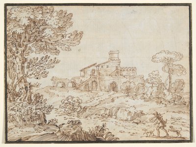 Baths of Caracalla by Giovanni Francesco Grimaldi