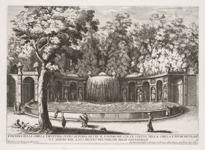 Fontana della Sibilla Tiburtina by Giovanni Francesco Venturini