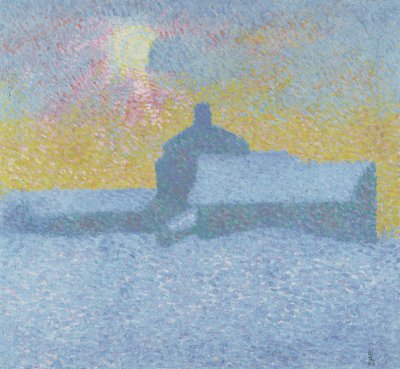 Winter Fog Winter in Maloja by Giovanni Giacometti
