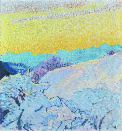 Winter Evening by Giovanni Giacometti
