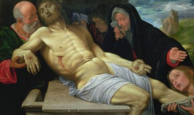 The Lamentation of Christ by Giovanni Girolamo Savoldo