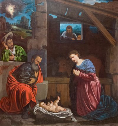 The Adoration of the Shepherds by Giovanni Girolamo Savoldo