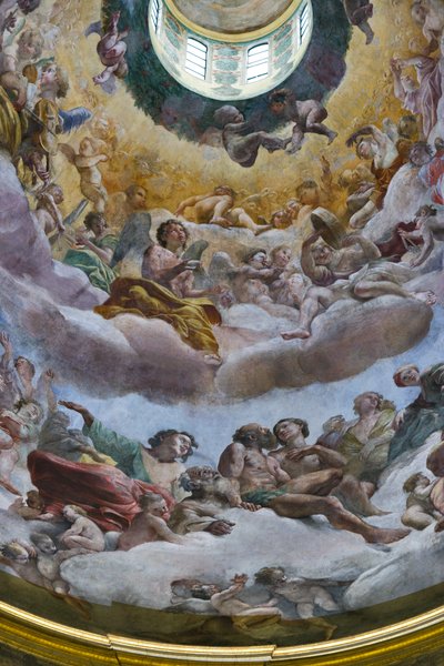 Glory of Paradise (detail) by Giovanni Lanfranco