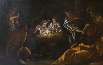 Nativity Scene by Giovanni Lanfranco