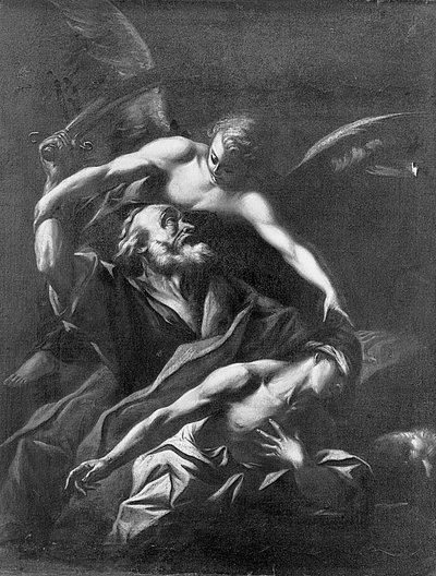 The Sacrifice of Isaac by Giovanni Lanfranco