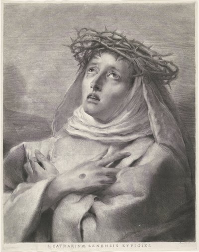 Saint Catherine of Siena by Giovanni Marco Pitteri