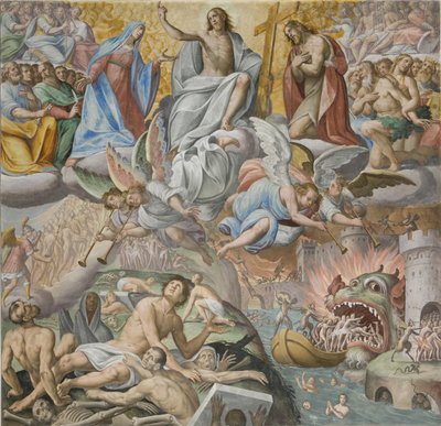 Last Judgement (detail) by Giovanni Mauro della Rovere