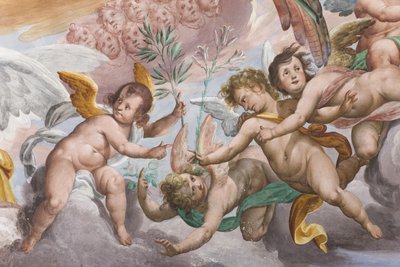 Putti (detail) by Giovanni Mauro della Rovere