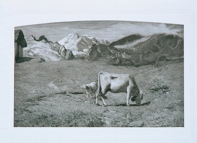 Spring Pasture by Giovanni Segantini