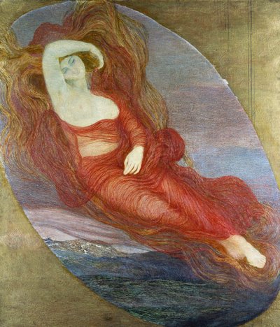 Goddess of Love by Giovanni Segantini