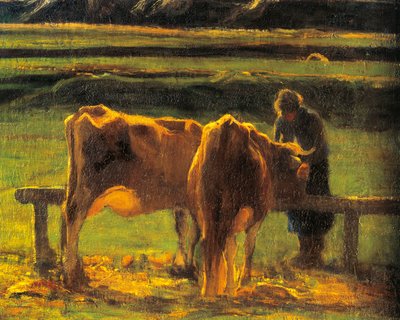 Alla Stanga by Giovanni Segantini
