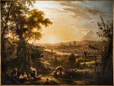 Harvest in Summer by Giovanni Signorini