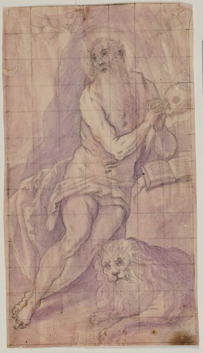 St Jerome in the Wilderness by Giovanni de Vecchi