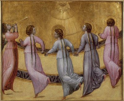 Five Dancing Angels by Giovanni di Paolo