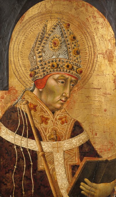 Saint Ambrose, 1465-70 by Giovanni di Paolo