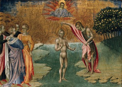 The Baptism of Christ by Giovanni di Paolo