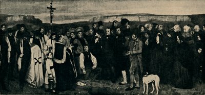 Funeral at Ornans, c. 1850, 1935 by Giraudon