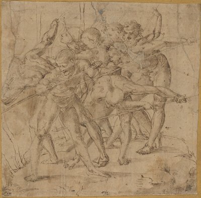 Battle Scene by Girolamo Genga