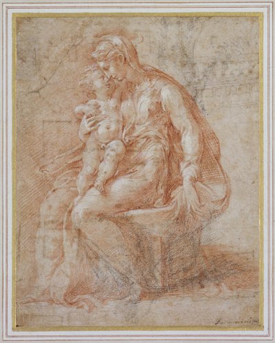 The Madonna and Child by Girolamo Mazzola Bedoli