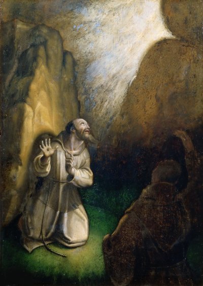 Saint Francis Receiving the Stigmata by Girolamo Muziano