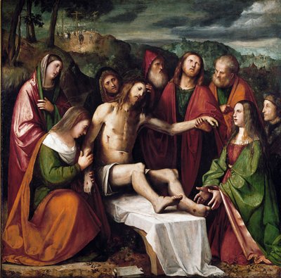 The Deposition by Girolamo Romanino