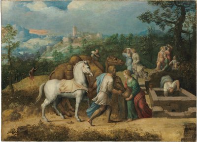 Rebecca at the Well by Girolamo da Treviso II