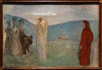 Dante and Beatrice by Giulio Aristide Sartorio
