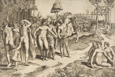 Alexander and Roxana, 1531-76 by Giulio Bonasone