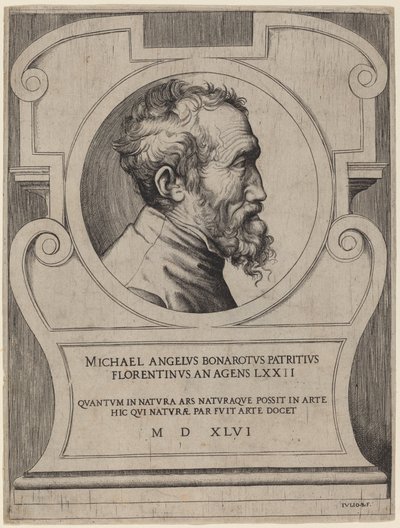 Michelangelo by Giulio Bonasone