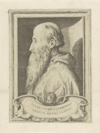 Portrait of Cardinal Pietro Bembo by Giulio Bonasone