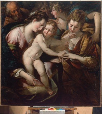 Mystic marriage of St. Catherine by Giulio Cesare Procaccini