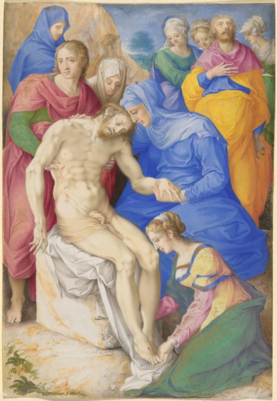 The Lamentation by Giulio Clovio