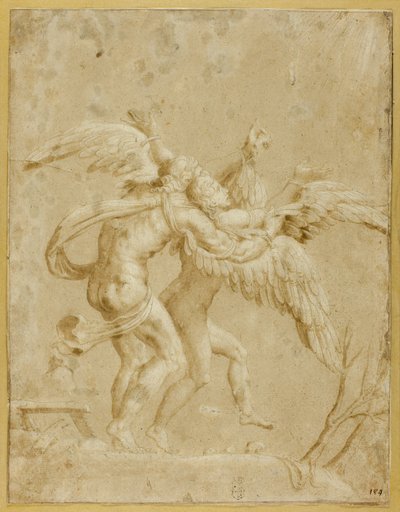 Daedalus and Icarus by Giulio Romano