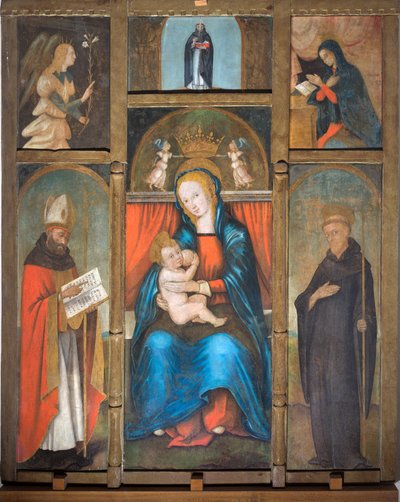 Polyptych of the Virgin by Giulio de Rossi