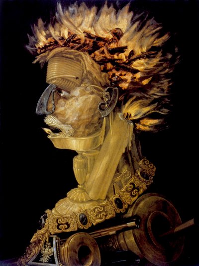 Fire by Giuseppe Arcimboldi