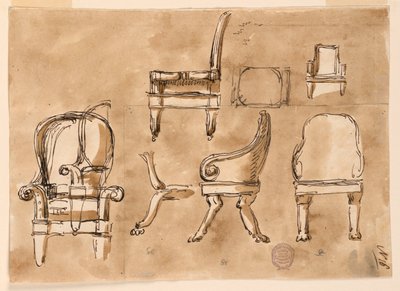 Chairs by Giuseppe Barberi