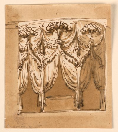 Elevation of an Alcove by Giuseppe Barberi