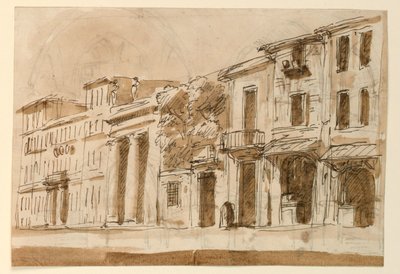 Theatre Design: Streetscape by Giuseppe Barberi