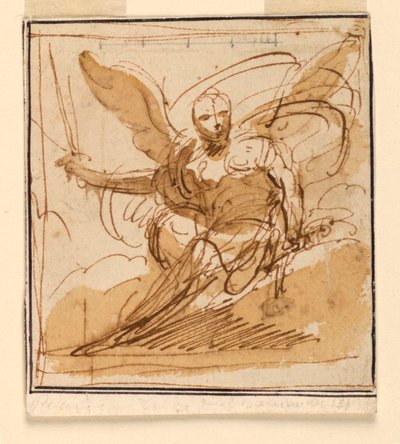 Sketch for a Wall Painting by Giuseppe Bernardino Bison