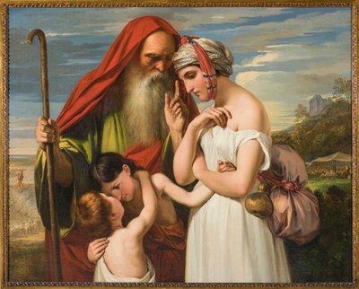 The Expulsion of Hagar by Giuseppe Bezzuoli
