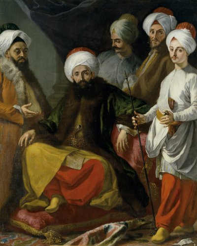 The Turkish embassy in Naples by Giuseppe Bonito